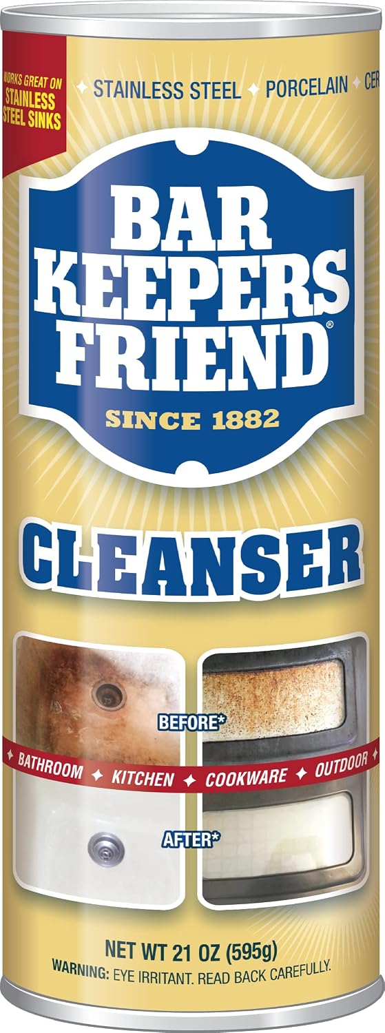 Bar Keepers Friend 11514 Cleanser Powder, 21 Ounce