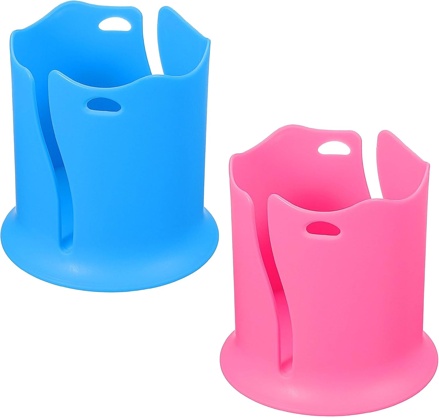 2Pack Paddle Board Cup Holder, Universal Paddle Board Accessories | Multifunctional Anti Tipping PaddleBoard Drink Holder, Paddleboard Kayak Cup Holder for Outdoor Kayak Accessories (Blue+Pink)